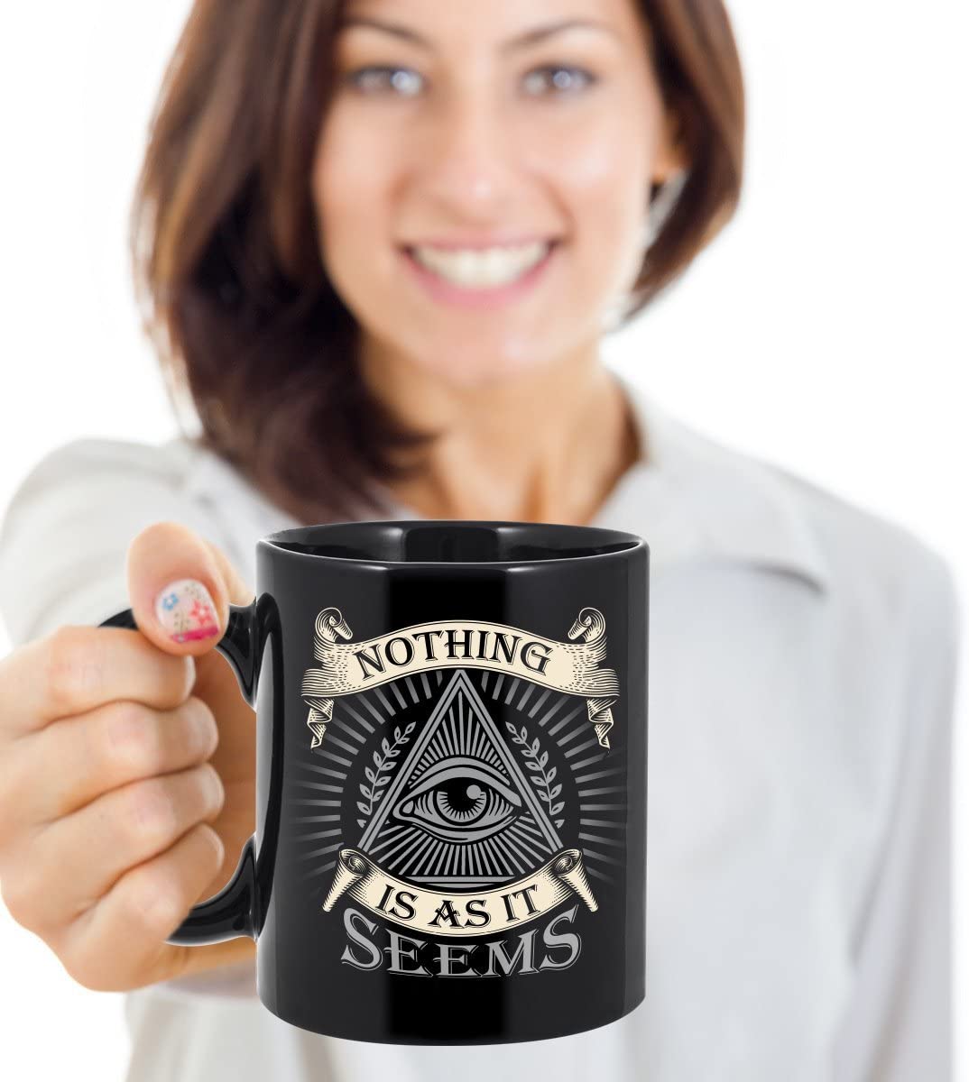 Masonic Cups | Illuminati Coffee Cup | Masonic Coffee Mugs | Coffee Cup | Coffee Mug - Image 3