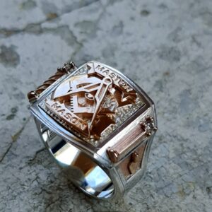 Buy Master Masonic Ring Online | Gold Rings | With Roslyn Chapel’s Golden Pillars and Symbols gold ring 24k | gold ring 14k | gold ring 18k