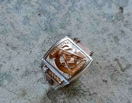 Buy Master Masonic Ring Online | Gold Rings | With Roslyn Chapel’s Golden Pillars and Symbols gold ring 24k | gold ring 14k | gold ring 18k - Image 3